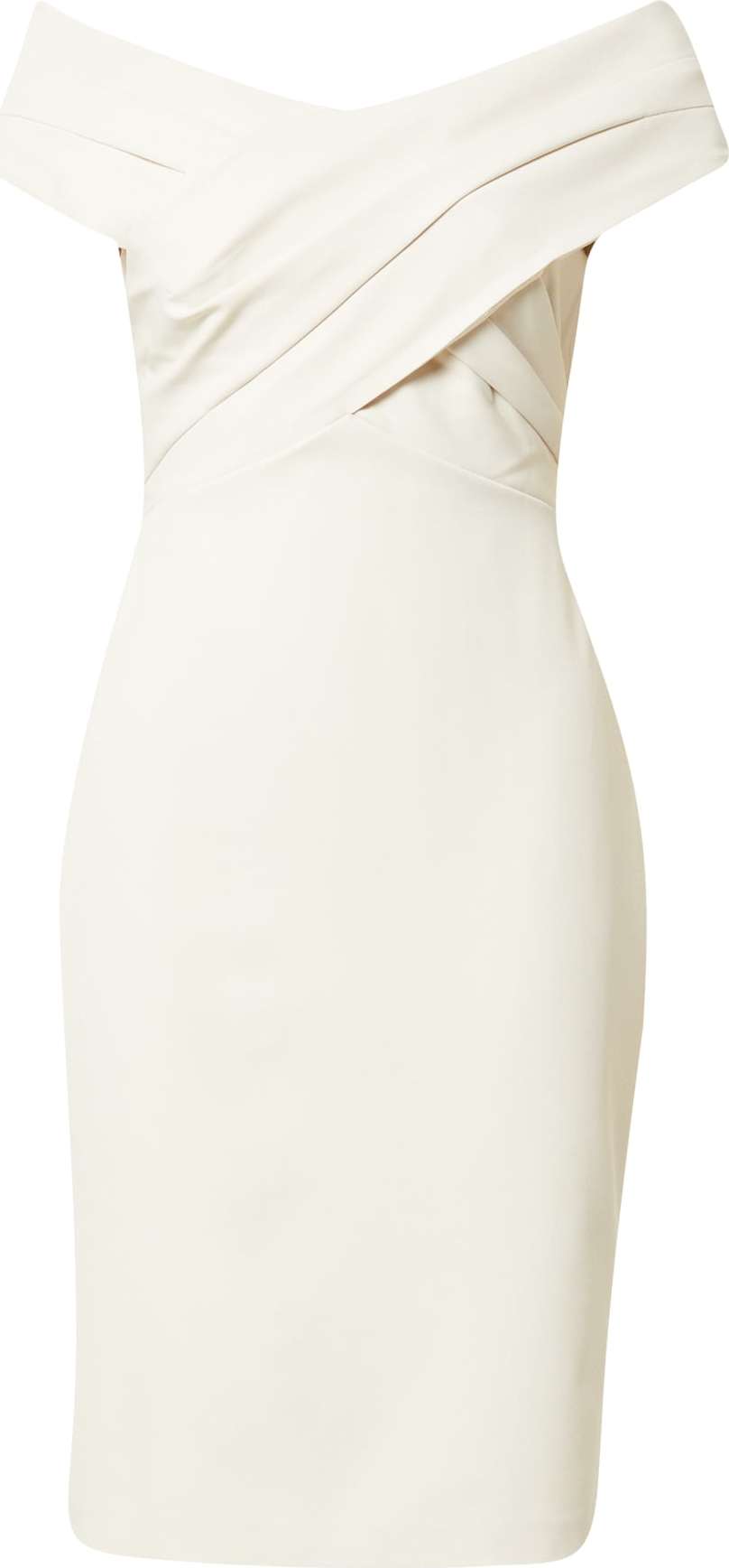 Lauren Ralph Lauren Koktejlové šaty 'IRENE' krémová