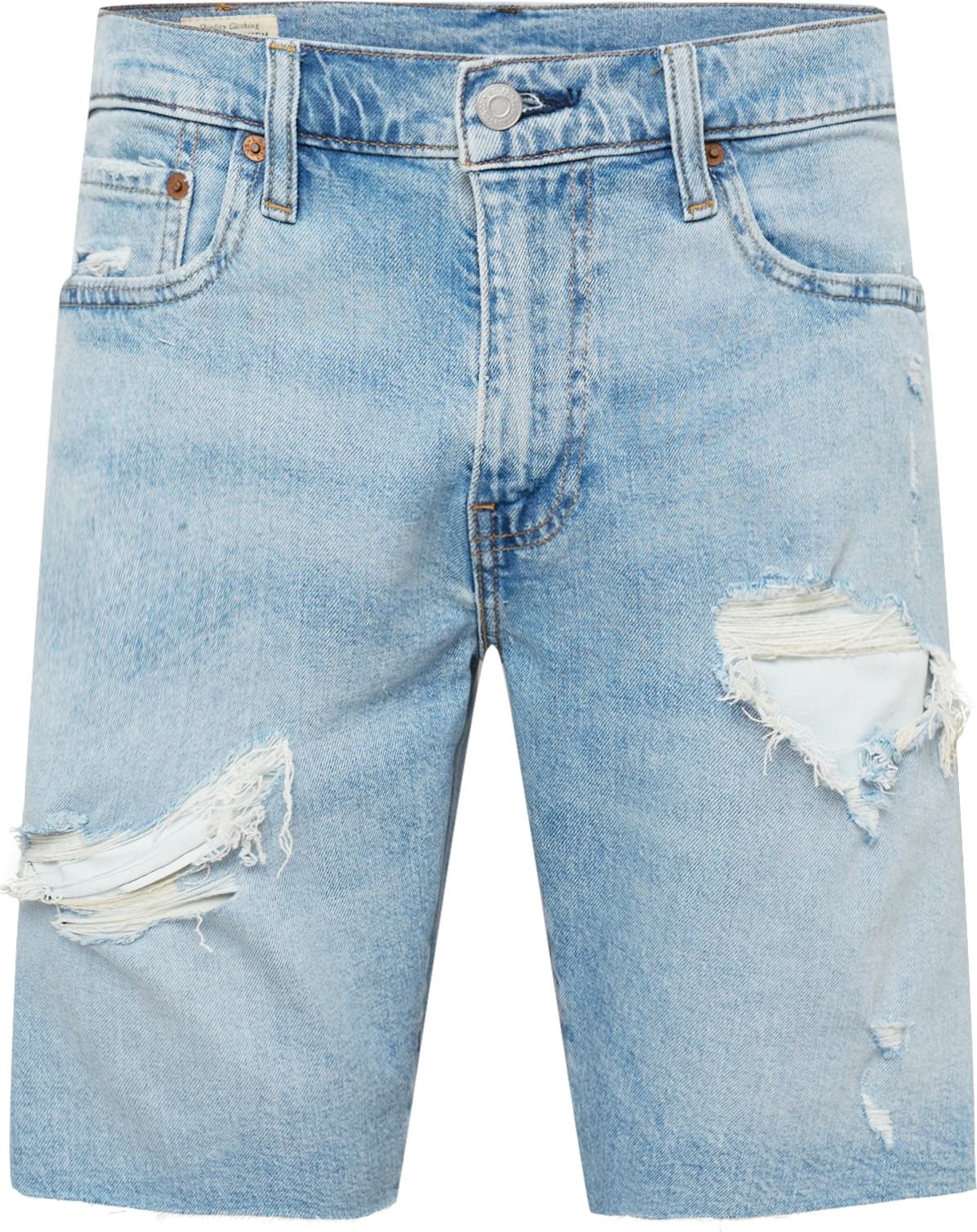 LEVI'S Džíny 'SLIM SHORT' modrá džínovina