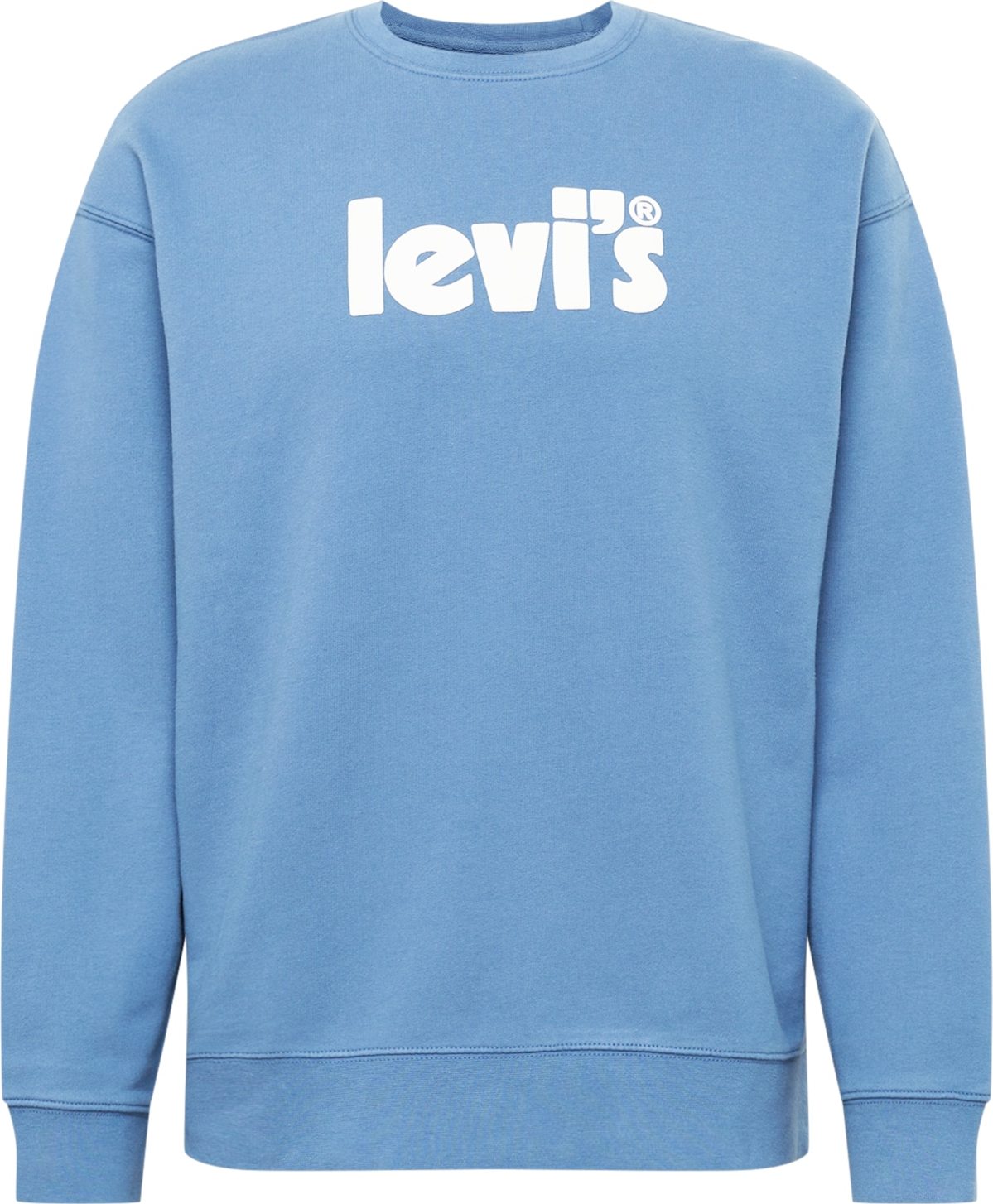 LEVI'S Mikina kouřově modrá / bílá