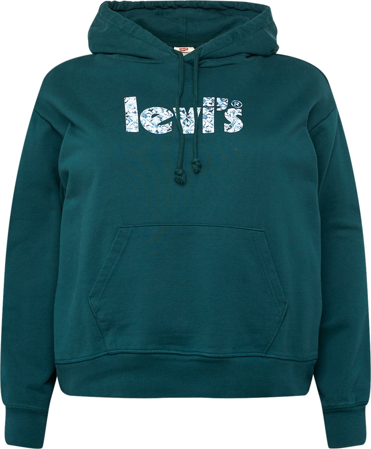 Levi's® Plus Mikina modrá / námořnická modř / tmavě zelená / bílá