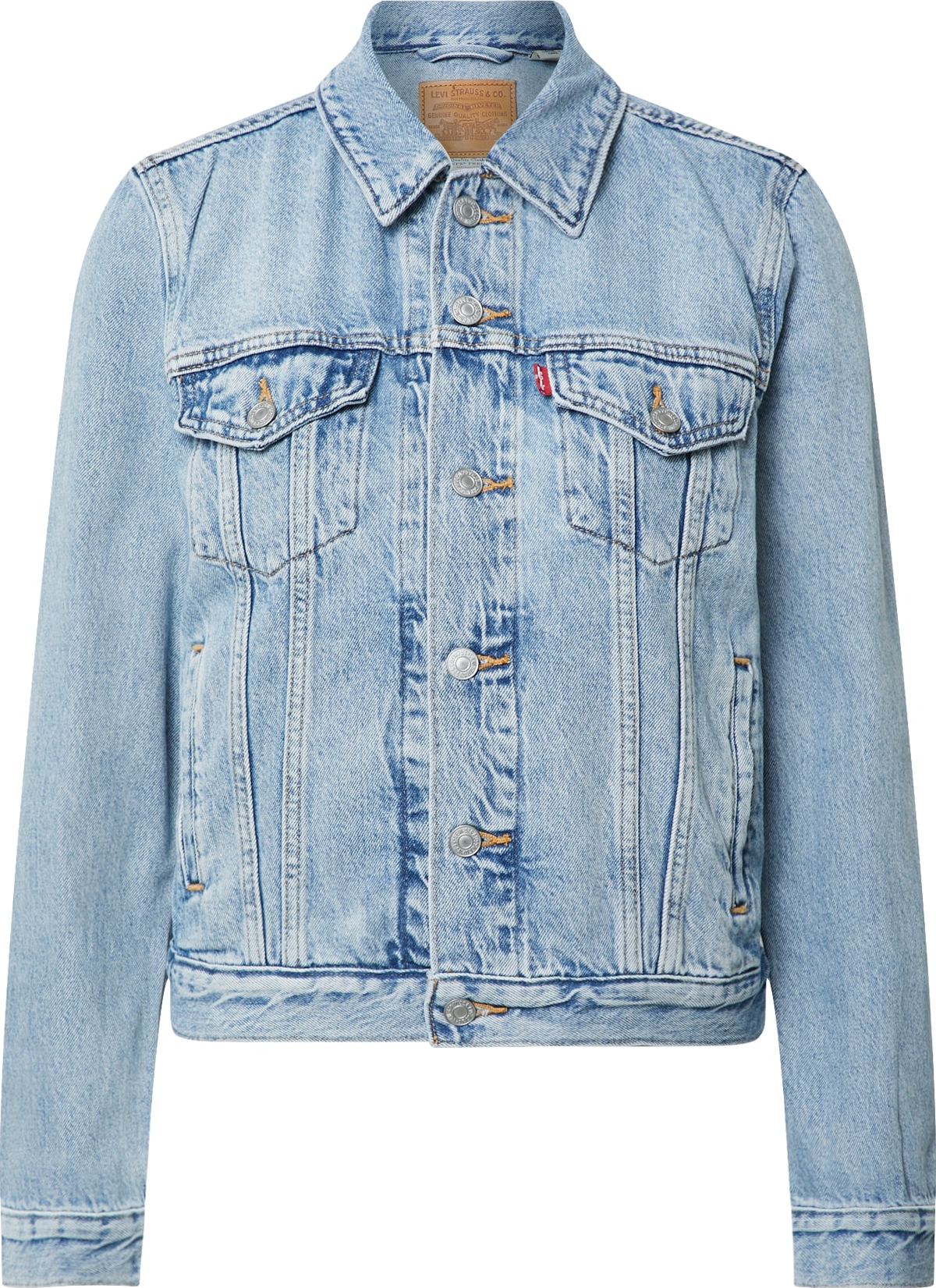 LEVI'S Přechodná bunda modrá džínovina