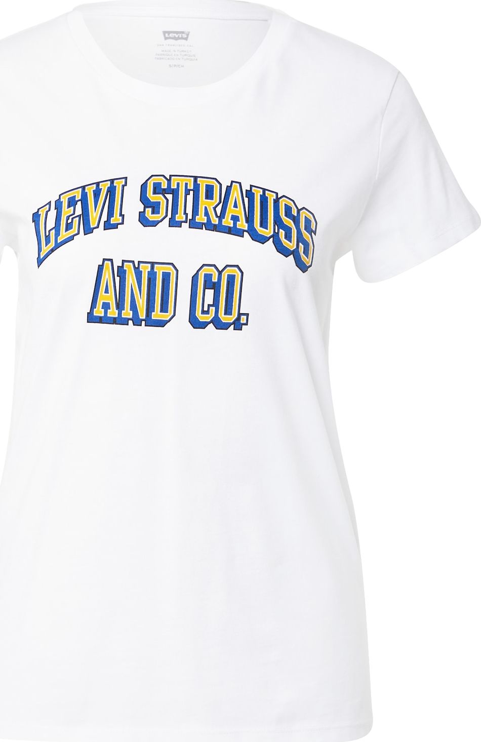 LEVI'S Tričko modrá / žlutá / bílá