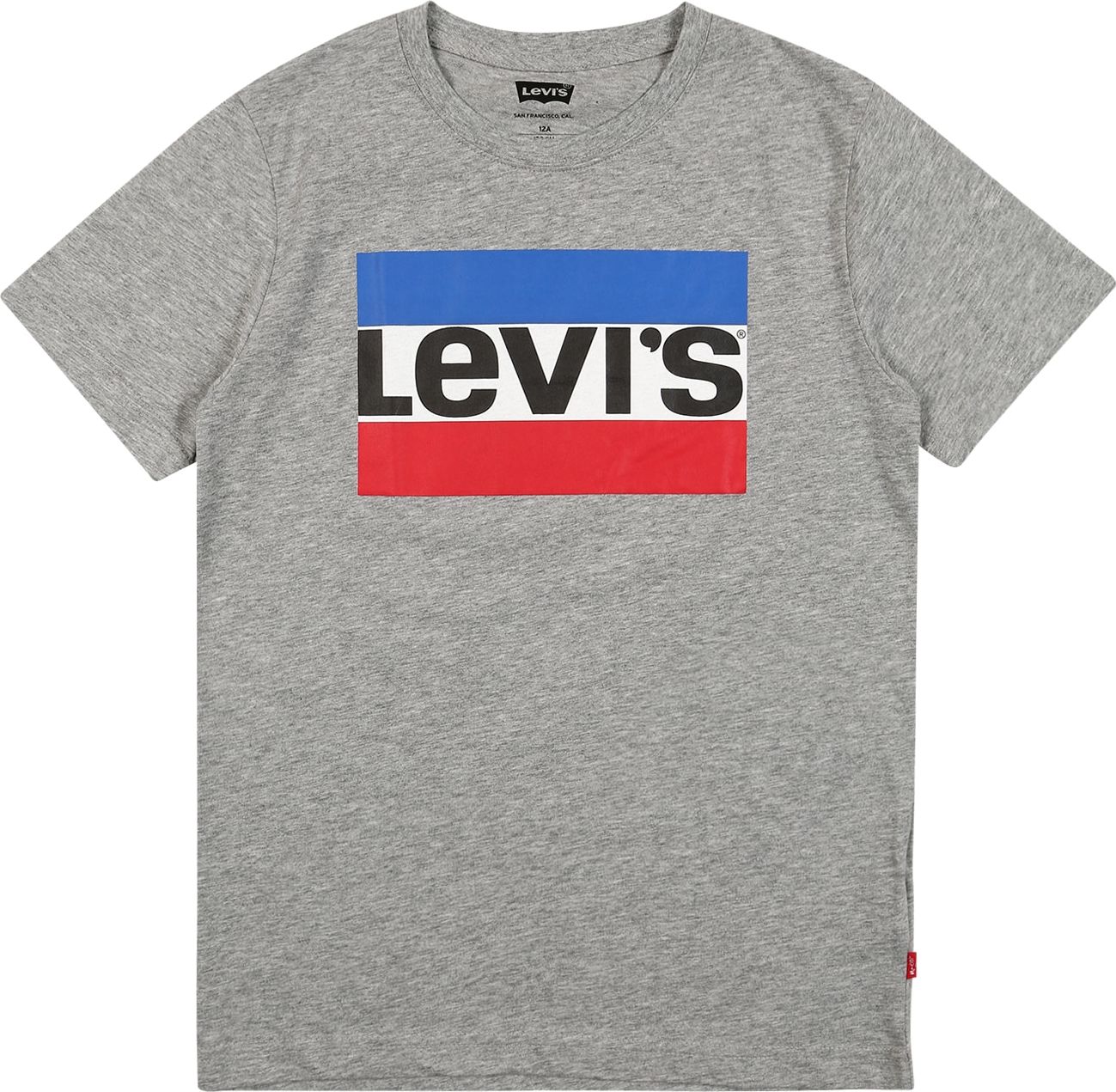 LEVI'S Tričko královská modrá / šedý melír / jasně červená / černá