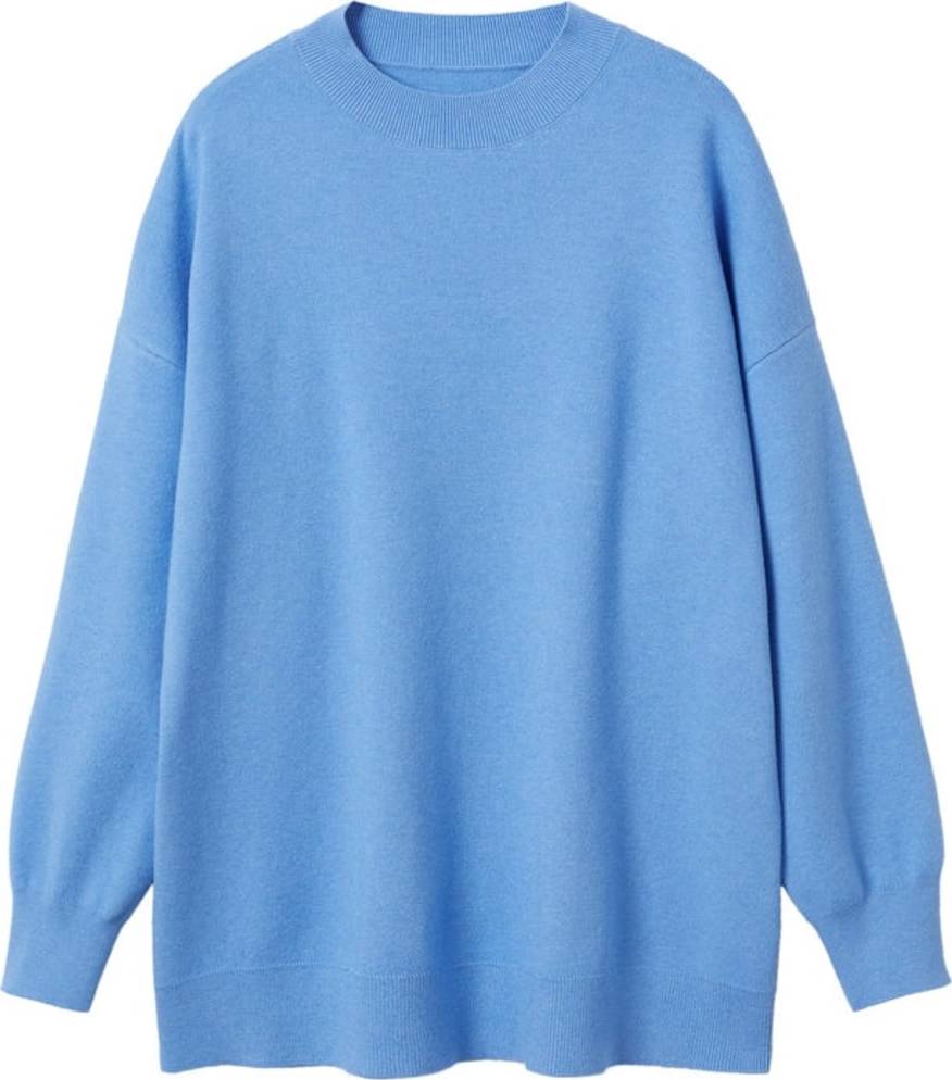 MANGO Svetr 'Lotus' světlemodrá