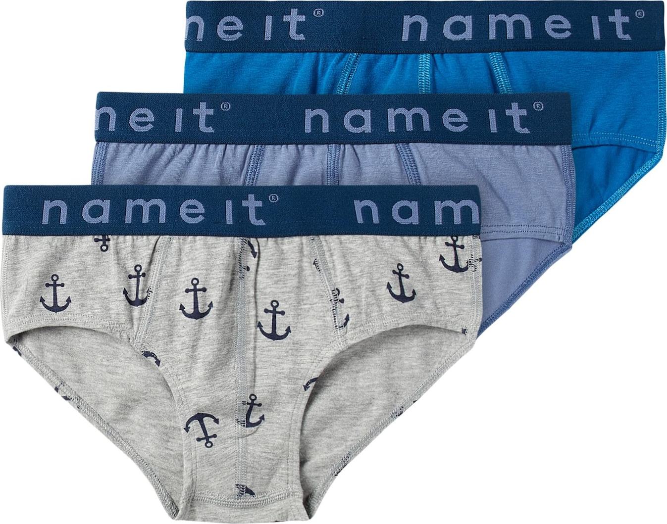 NAME IT Spodní prádlo modrá / námořnická modř / kouřově modrá / chladná modrá