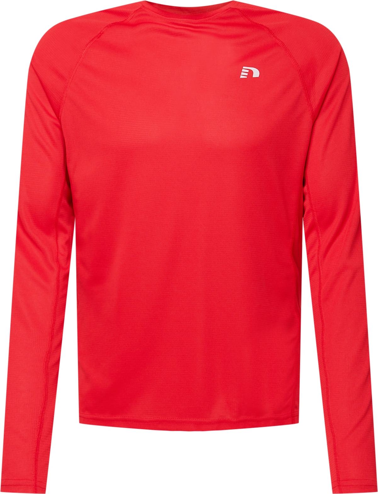 Newline Funkční tričko šedá / červená