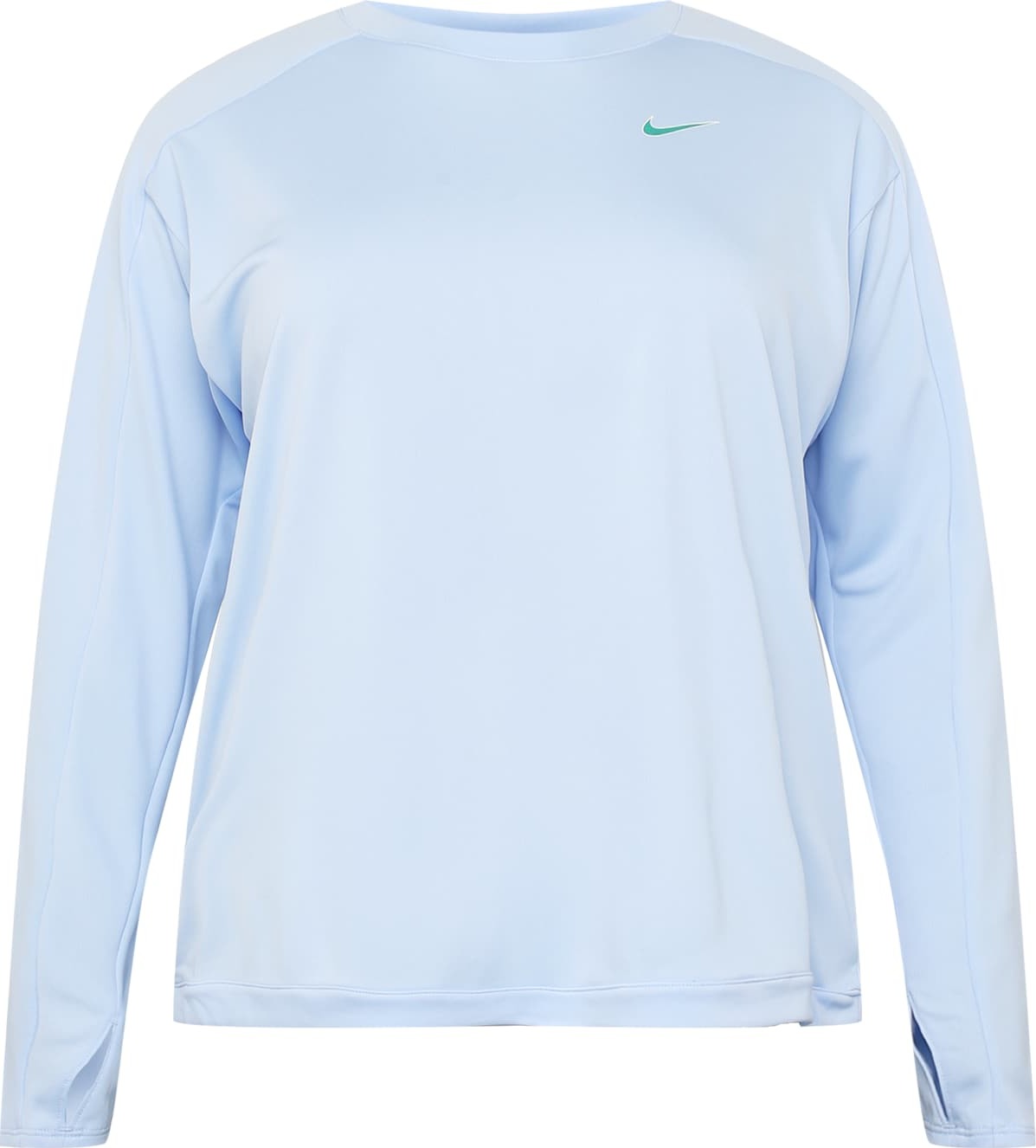 NIKE Sportovní mikina světlemodrá / nefritová / bílá