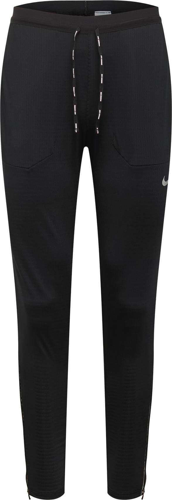 NIKE Sportovní kalhoty 'Phenom Elite' černá / bílá