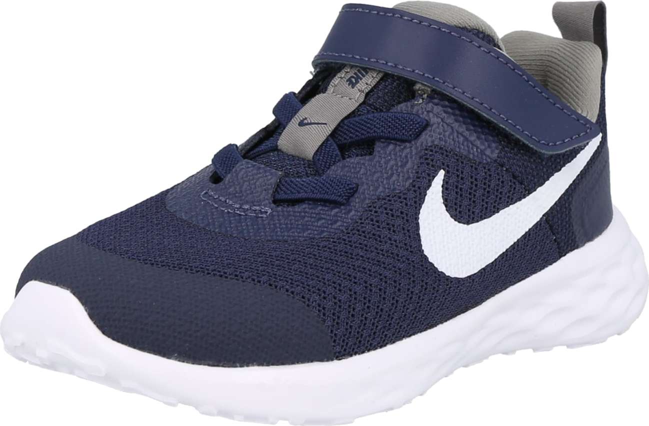 NIKE Sportovní boty 'Revolution 6' námořnická modř / bílá