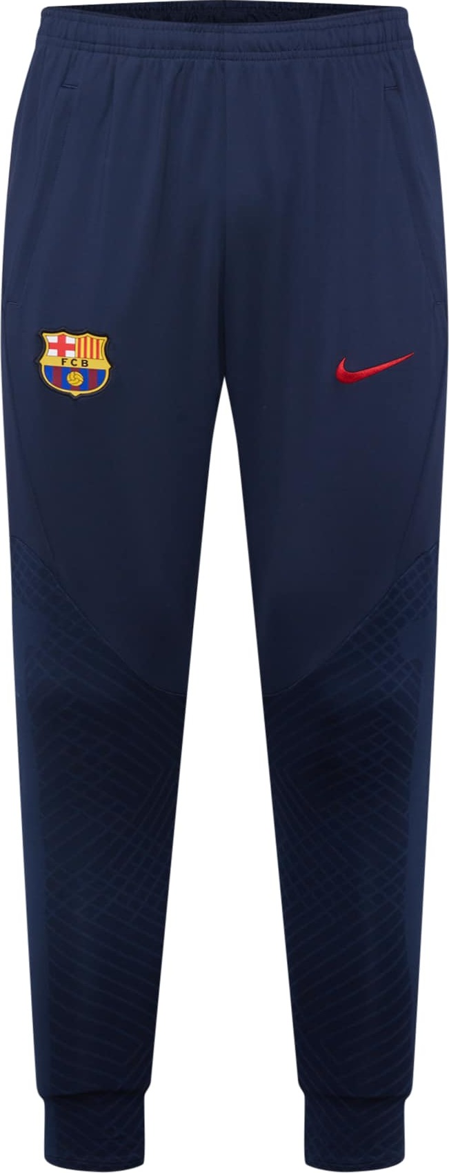 NIKE Sportovní kalhoty námořnická modř / tmavě modrá / oranžová / červená