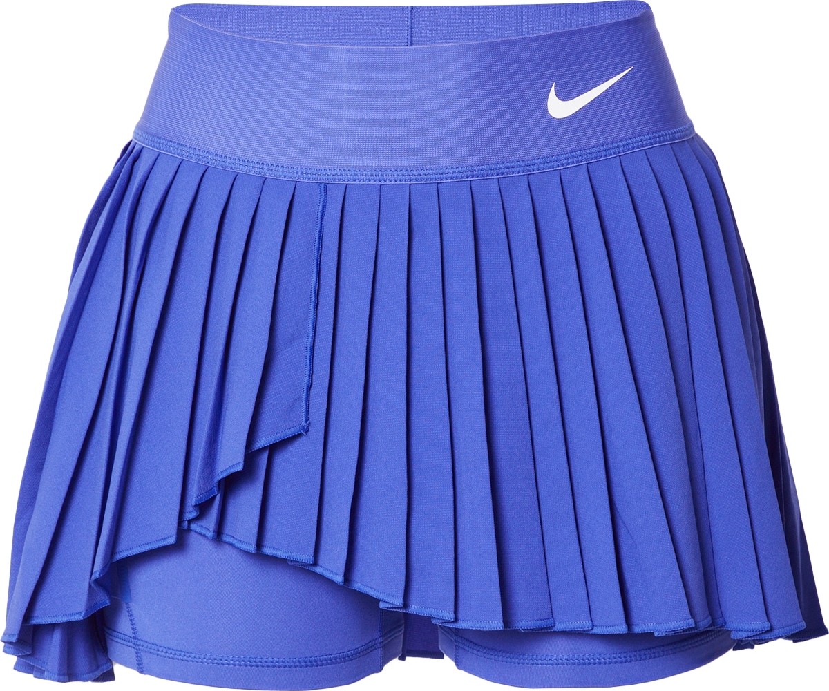 NIKE Sportovní sukně modrá / bílá