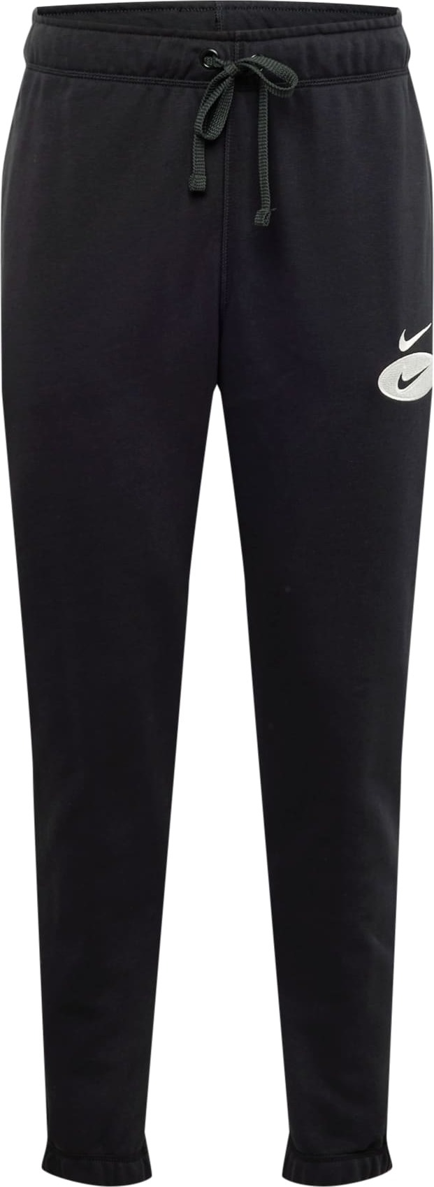 Nike Sportswear Kalhoty černá / bílá