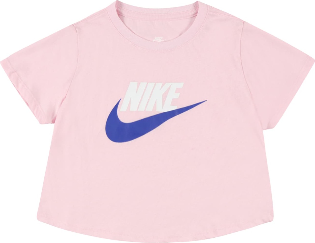 Nike Sportswear Tričko modrá / růžová / bílá