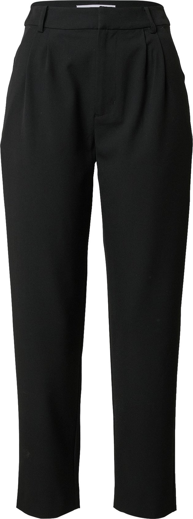 NU-IN Kalhoty se sklady v pase černá
