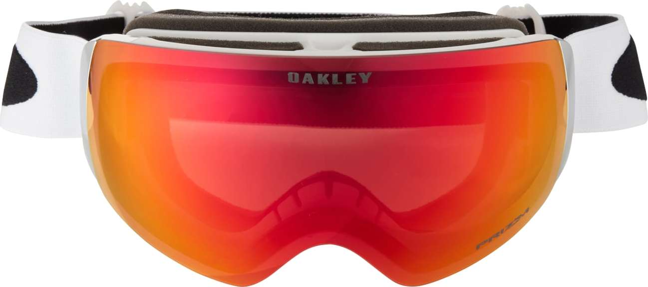 OAKLEY Sportovní brýle 'Flight Deck' oranžově červená / bílá