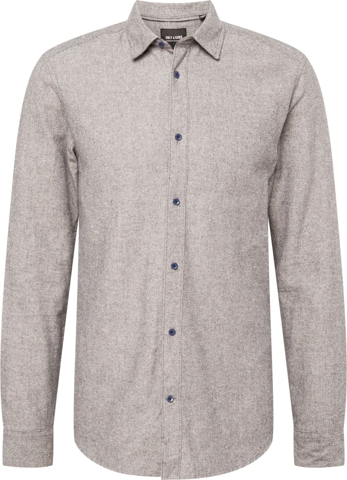 Only & Sons Košile 'BEN' marine modrá / režná