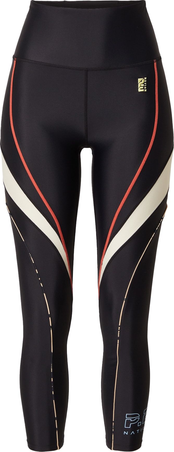 P.E Nation Sportovní kalhoty 'EXHILIRATE' krémová / světlemodrá / korálová / černá / bílá