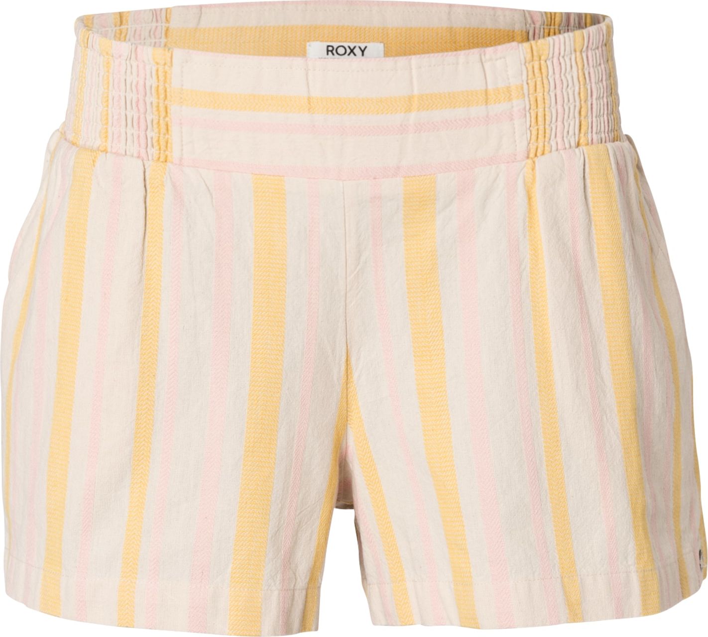 ROXY Kalhoty 'HANDMADE LIFE' béžová / žlutá / růžová