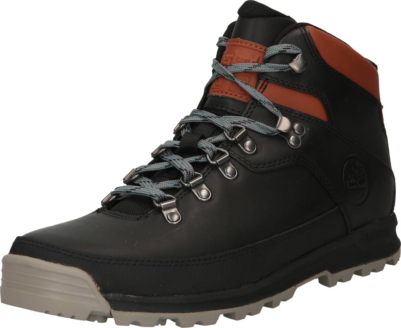 TIMBERLAND Šněrovací boty hnědá / šedá / černá