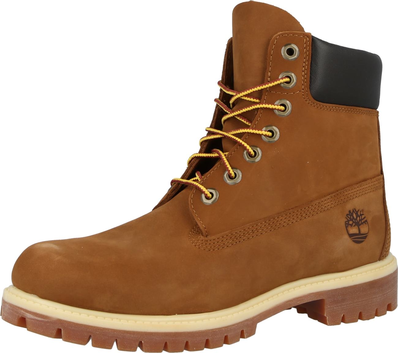 TIMBERLAND Šněrovací boty koňaková / černá