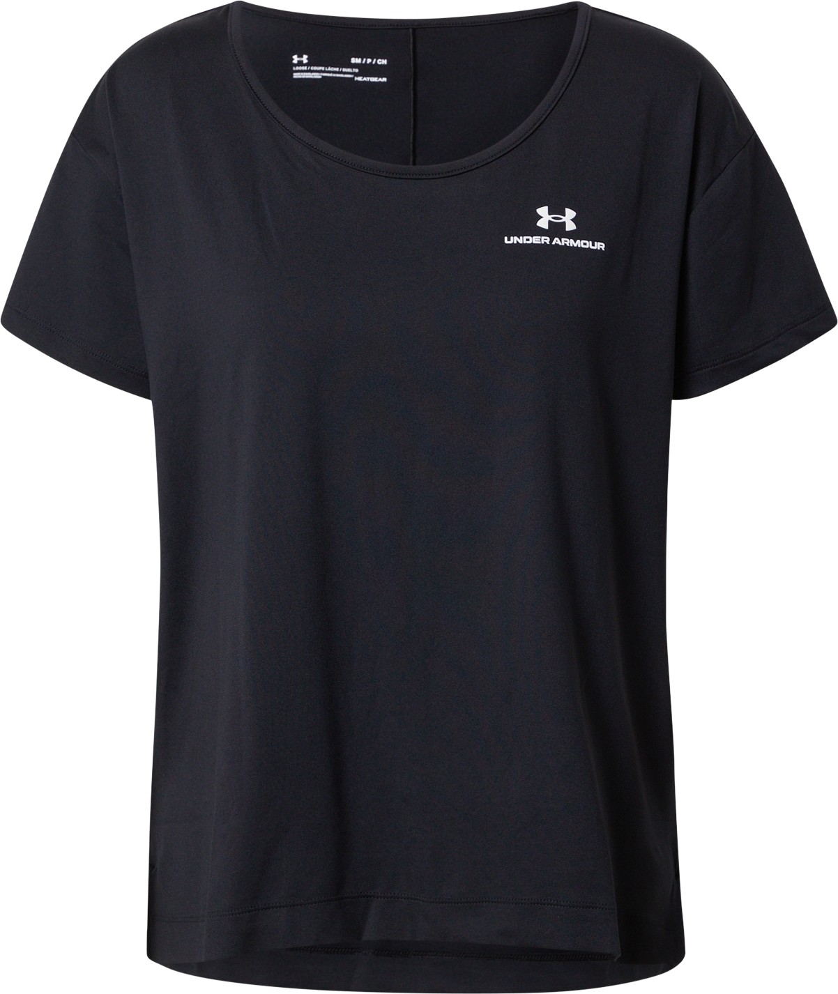 UNDER ARMOUR Funkční tričko černá / bílá