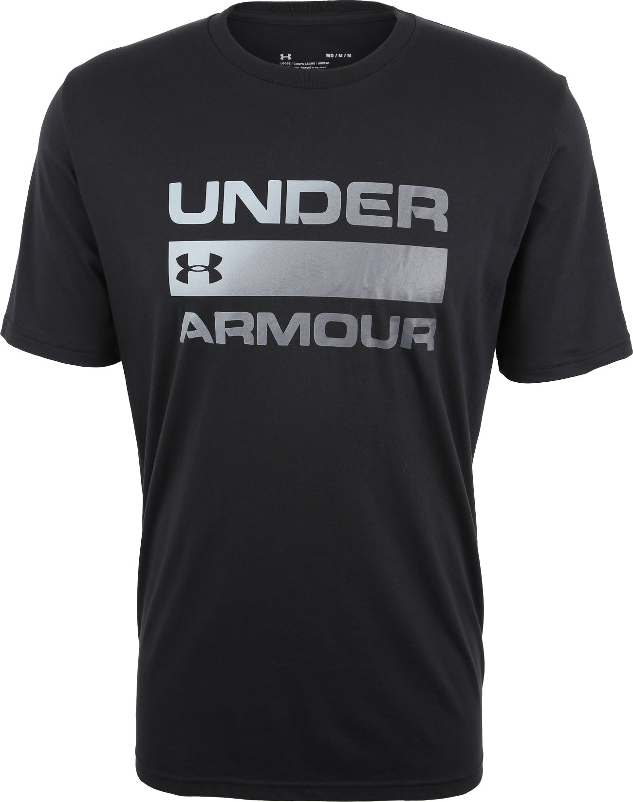 UNDER ARMOUR Funkční tričko 'Team Issue' černá / stříbrná