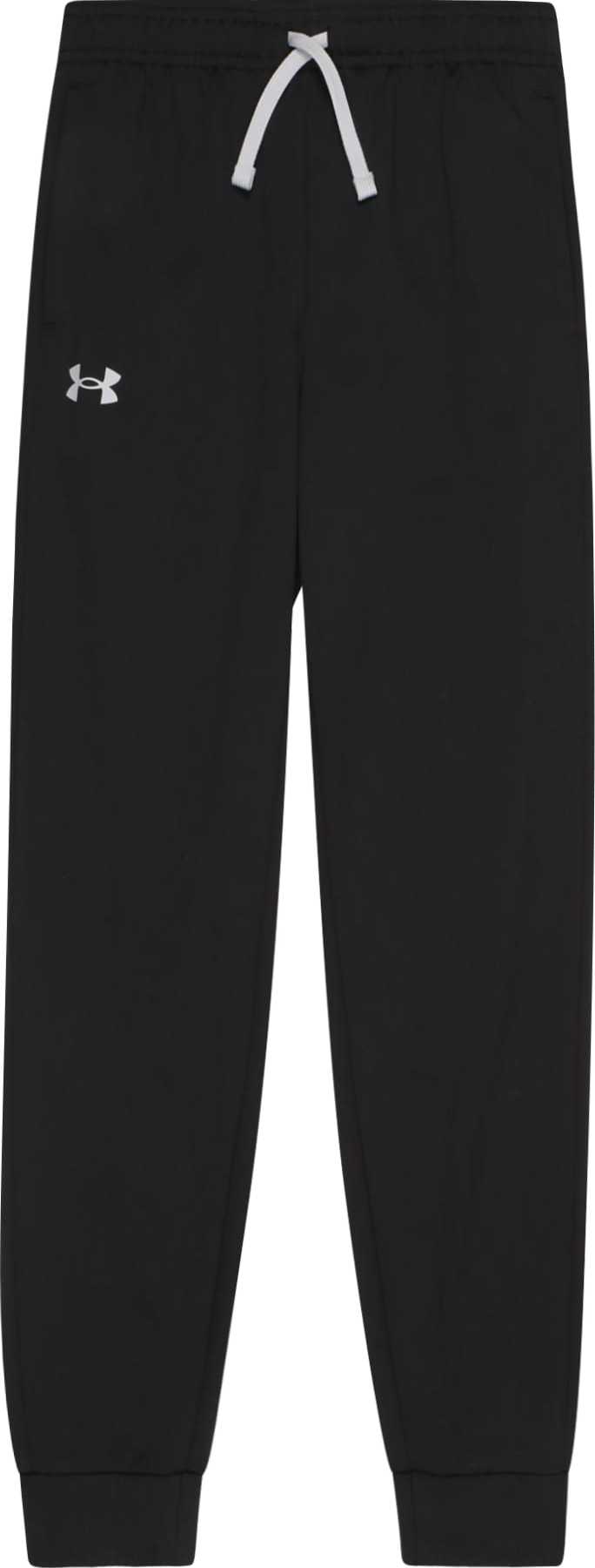 UNDER ARMOUR Sportovní kalhoty 'BRAWLER 2.0' černá / bílá