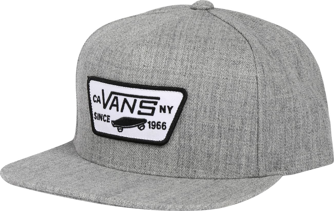 VANS Kšiltovka 'Full Patch' šedý melír / černá / bílá