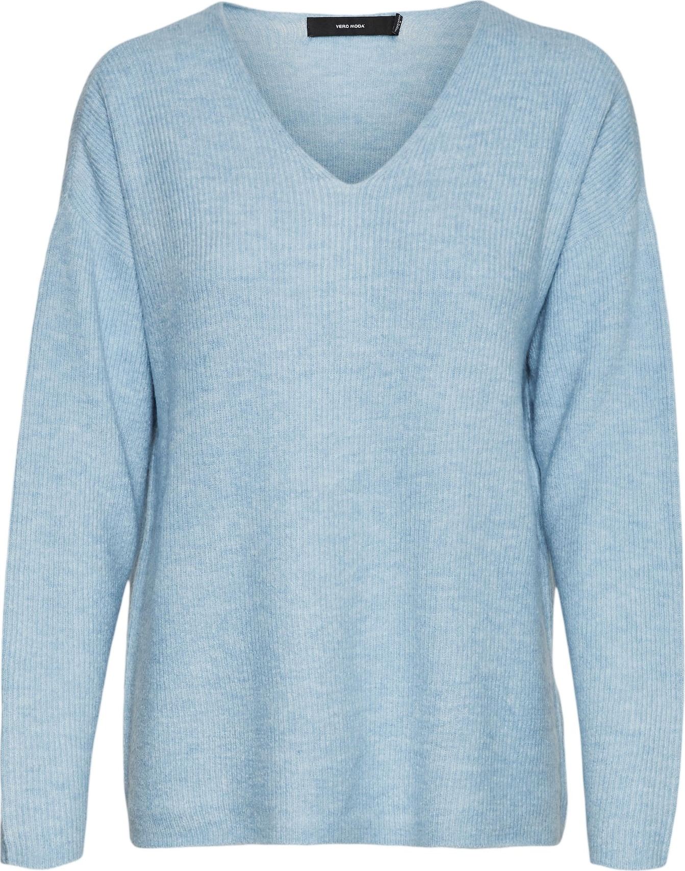 VERO MODA Svetr 'LEFILE' světlemodrá