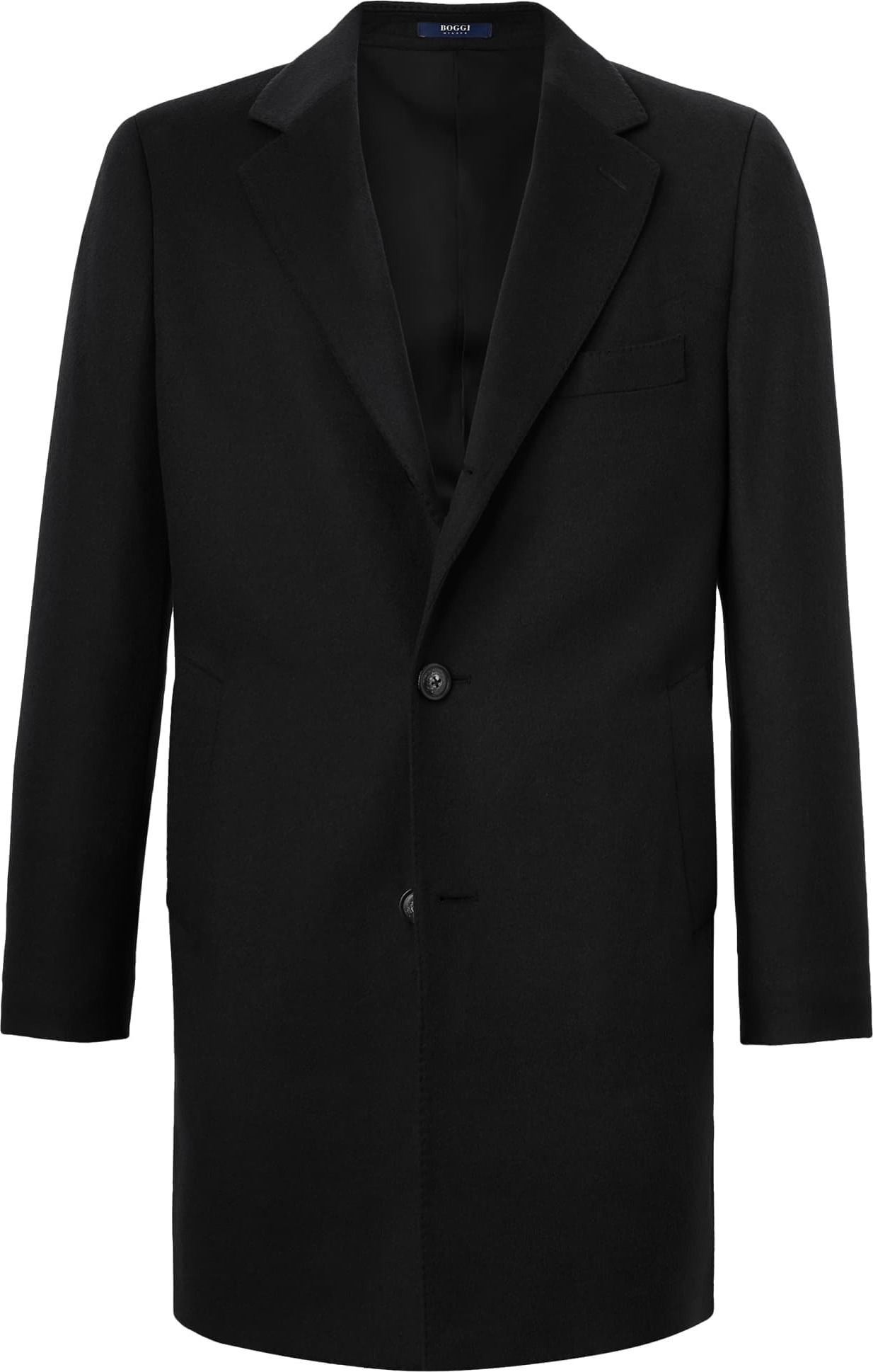 Boggi Milano Přechodný kabát černá