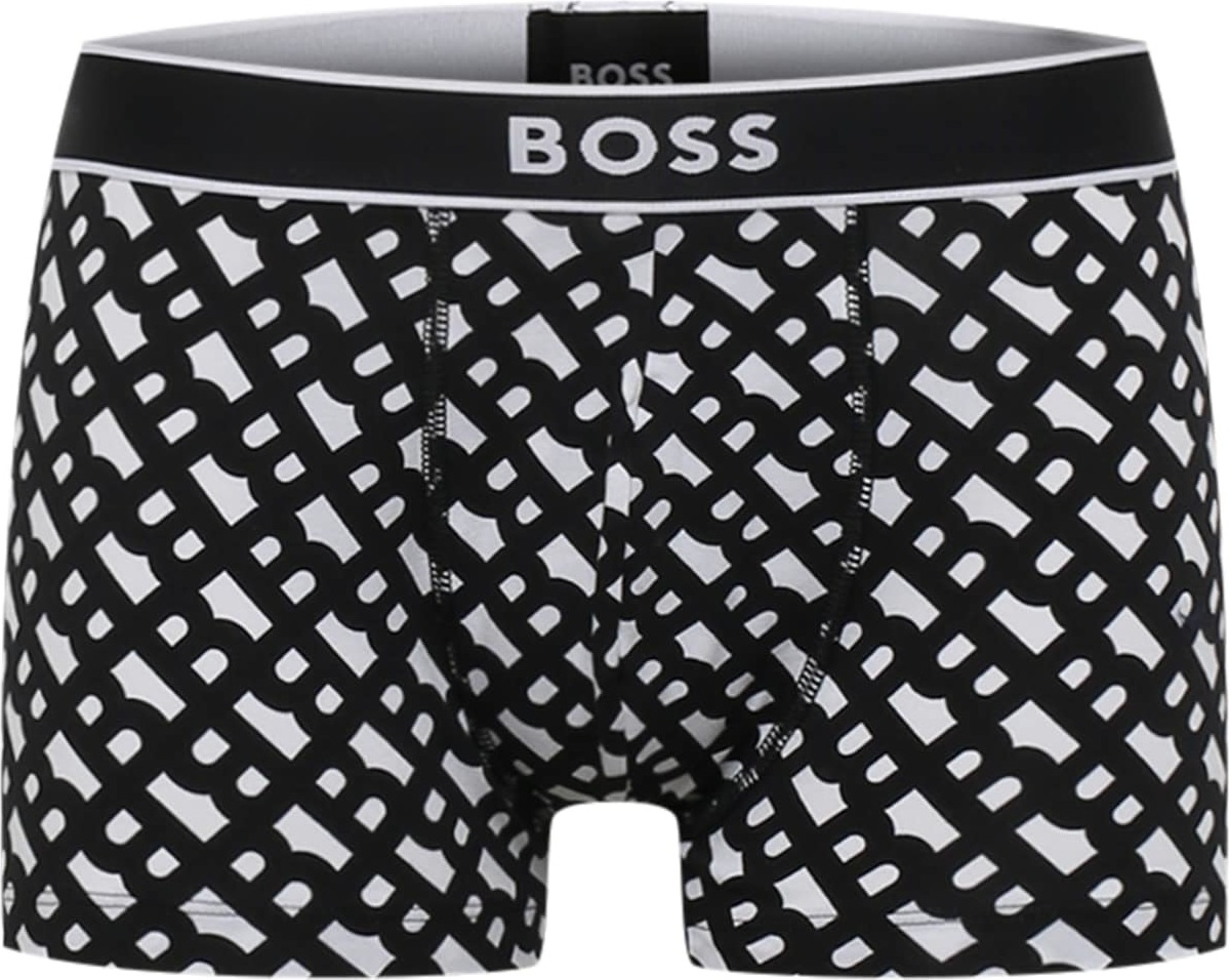 BOSS Black Boxerky černá / offwhite