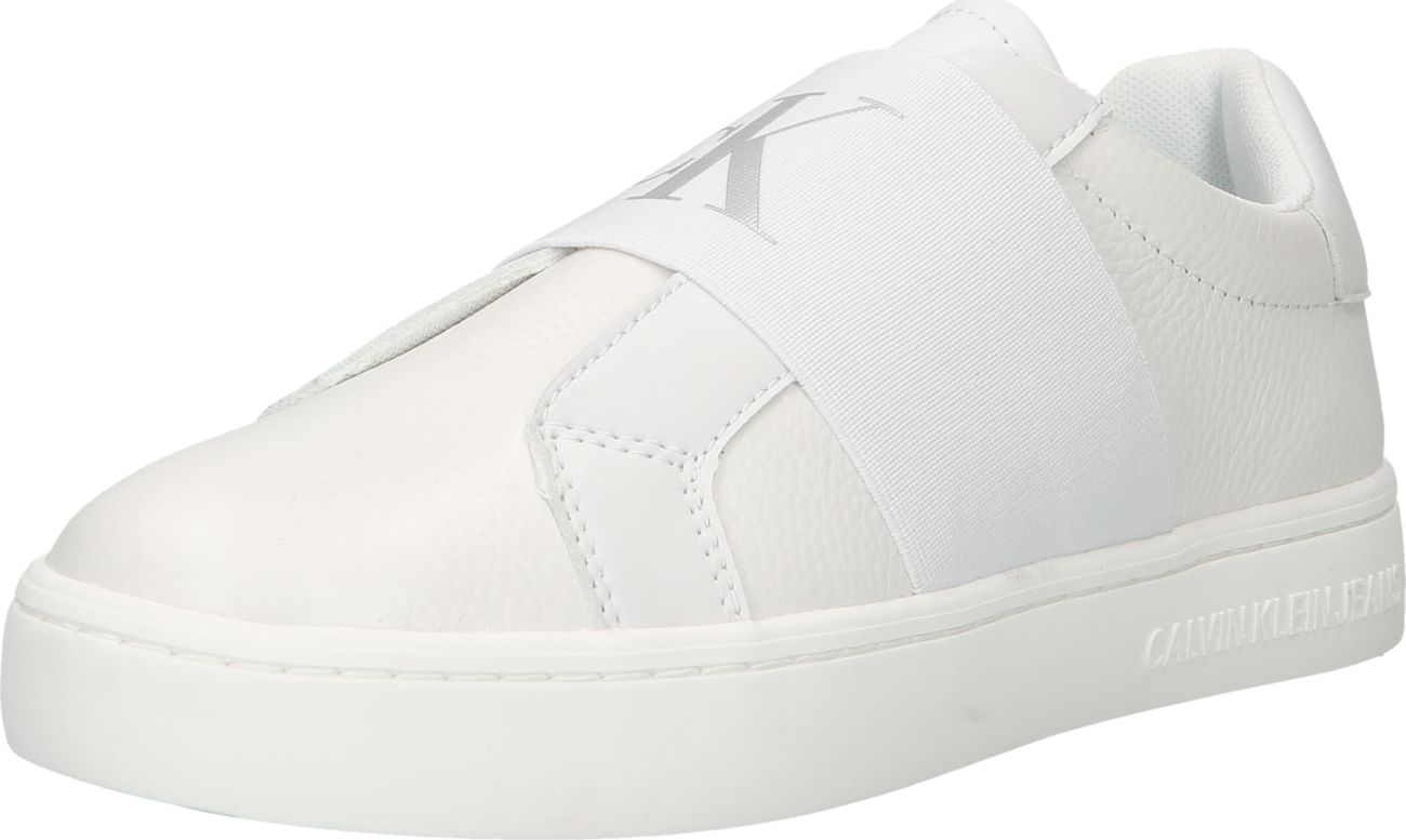 Calvin Klein Jeans Slip on boty bílá