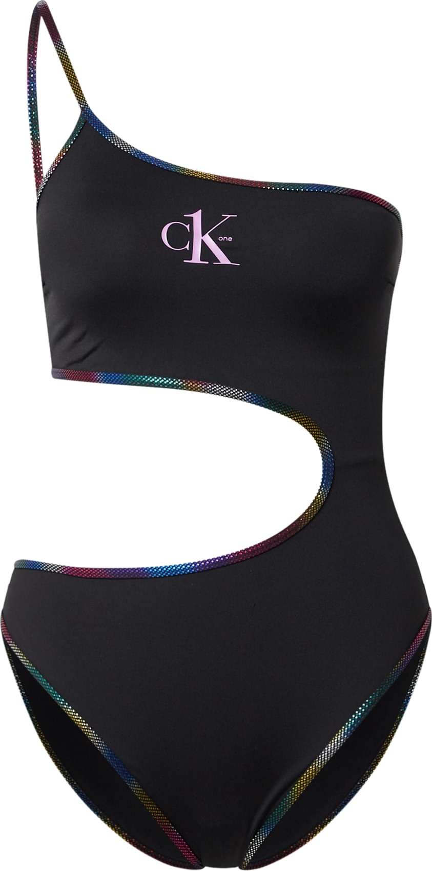 Calvin Klein Swimwear Plavky 'Pride' nebeská modř / limone / pastelová fialová / černá / bílá