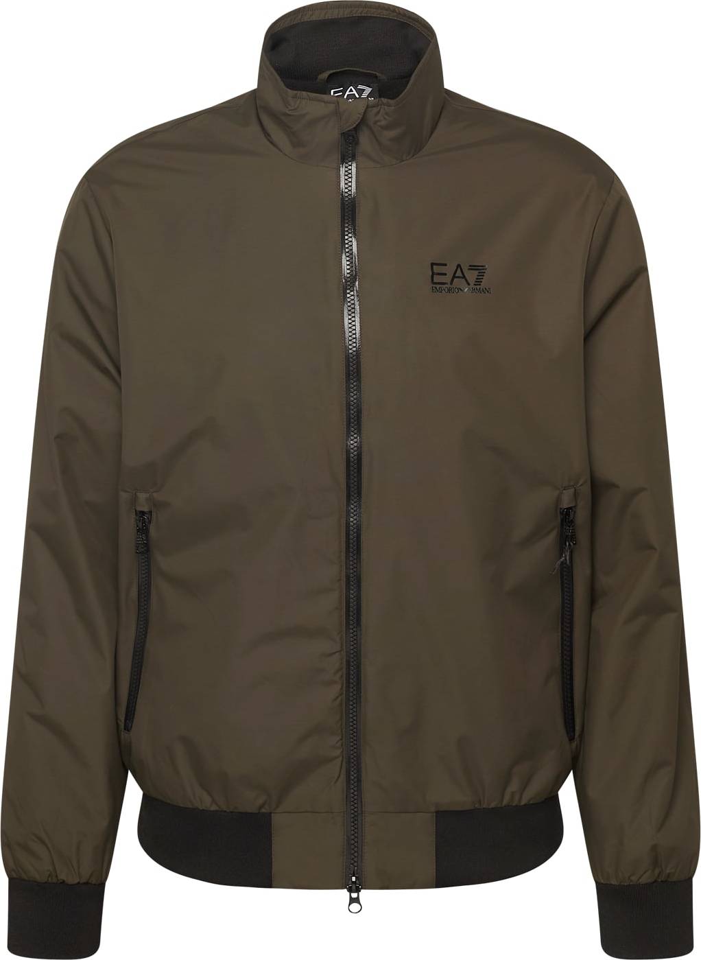 EA7 Emporio Armani Přechodná bunda olivová / černá