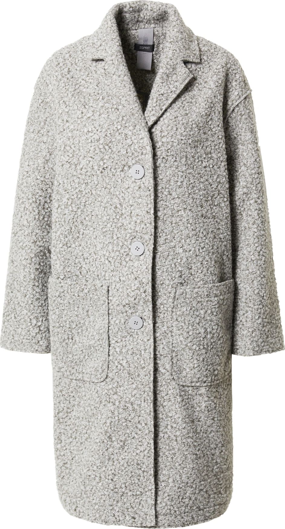 Esprit Collection Přechodný kabát světle šedá