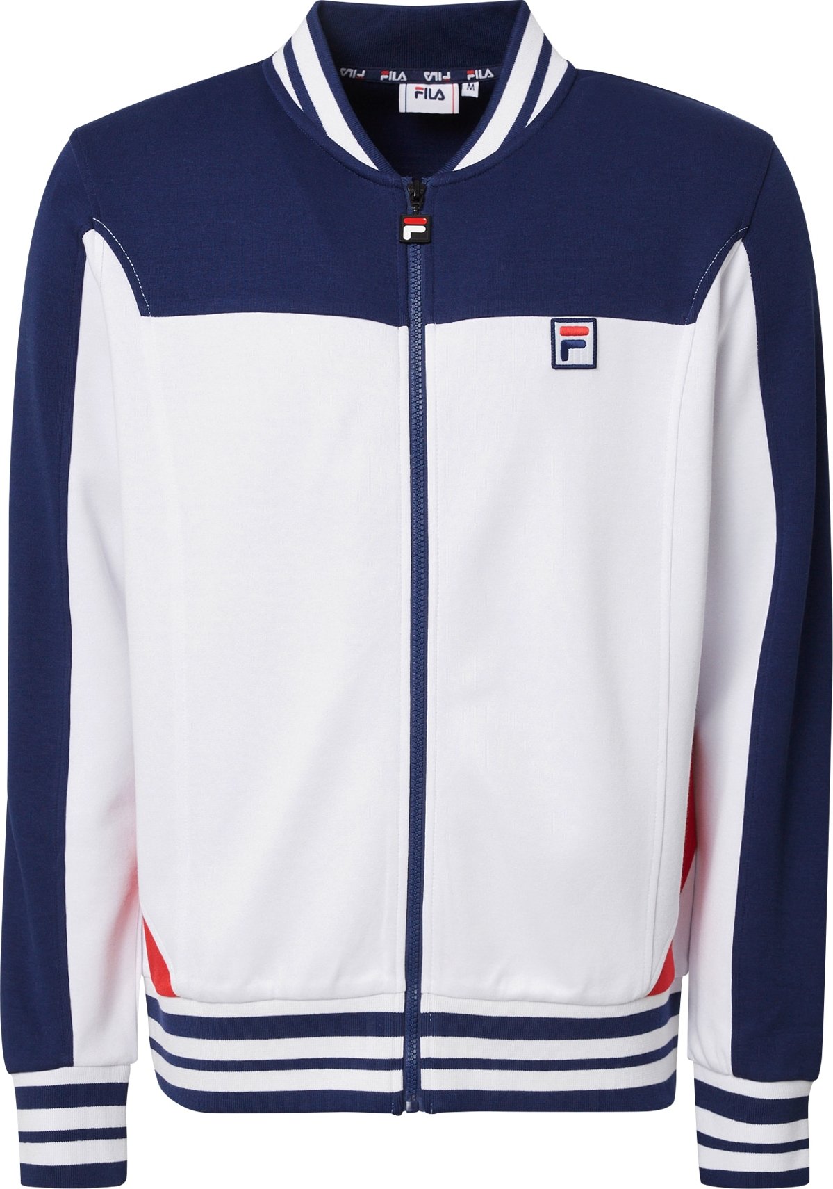 FILA Mikina s kapucí 'Zigong' námořnická modř / červená / bílá