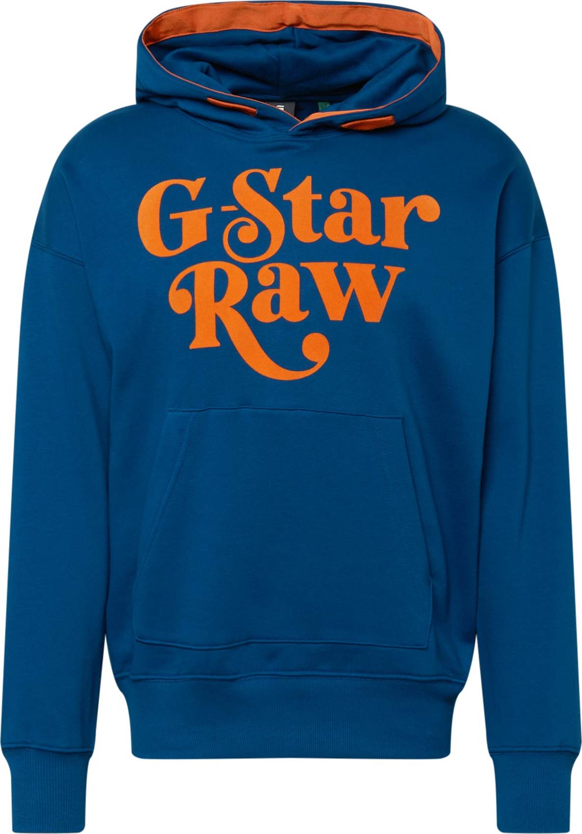 G-Star RAW Mikina modrá / oranžová