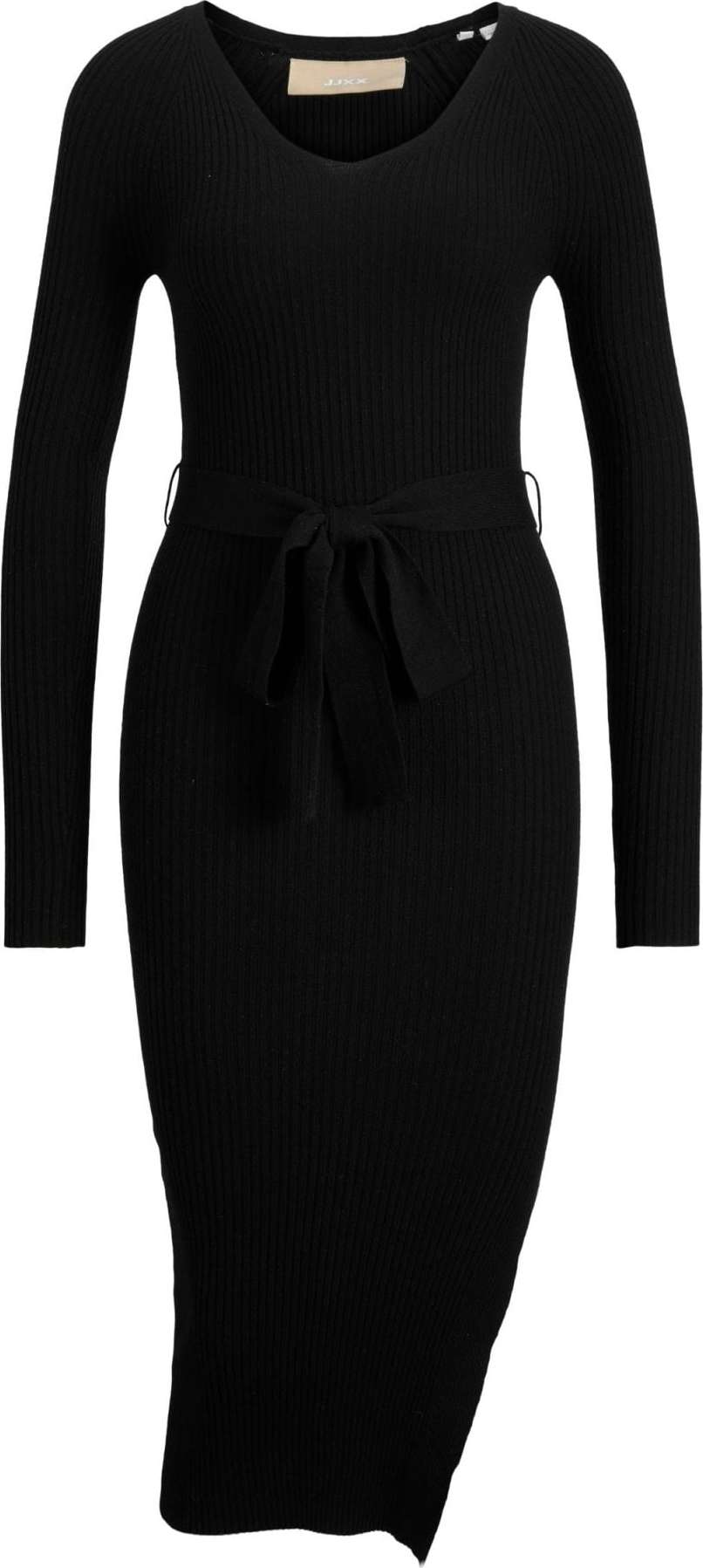JJXX Úpletové šaty 'Margaret' černá