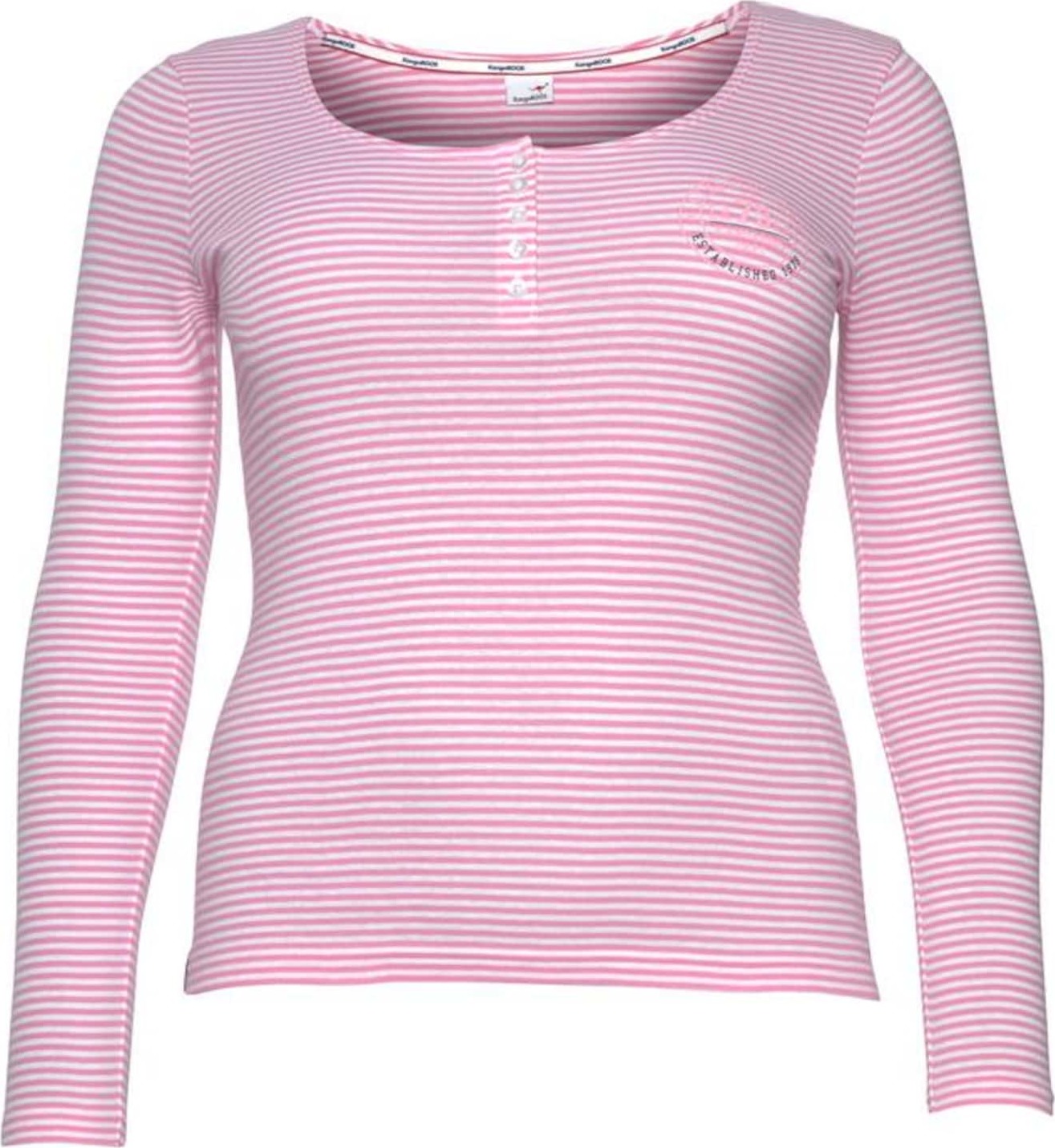 KangaROOS Tričko pink / bílá