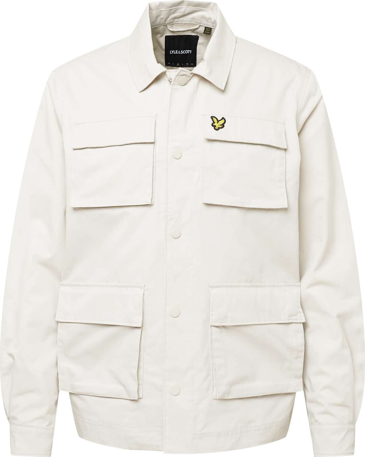 Lyle & Scott Přechodná bunda béžová / žlutá / černá