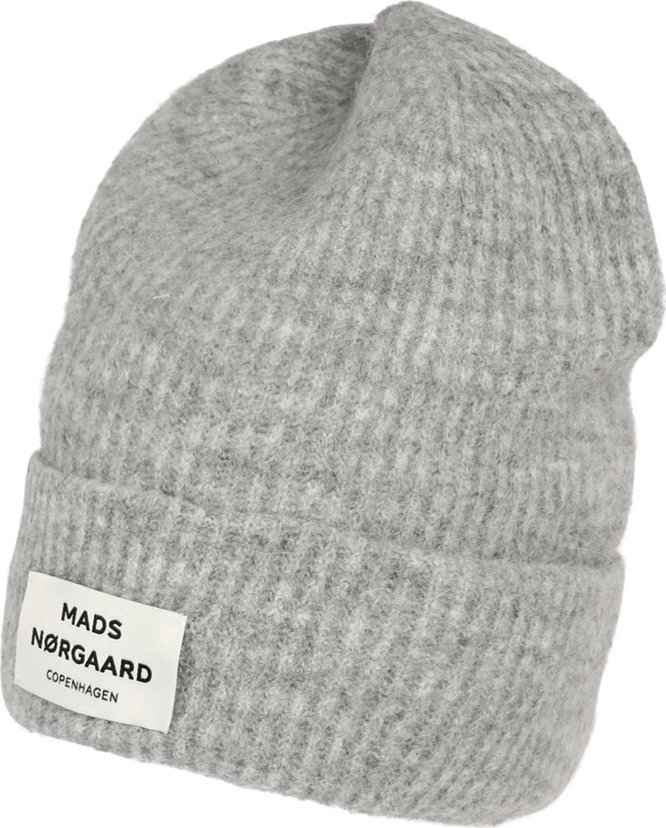 MADS NORGAARD COPENHAGEN Čepice 'Anju' šedá