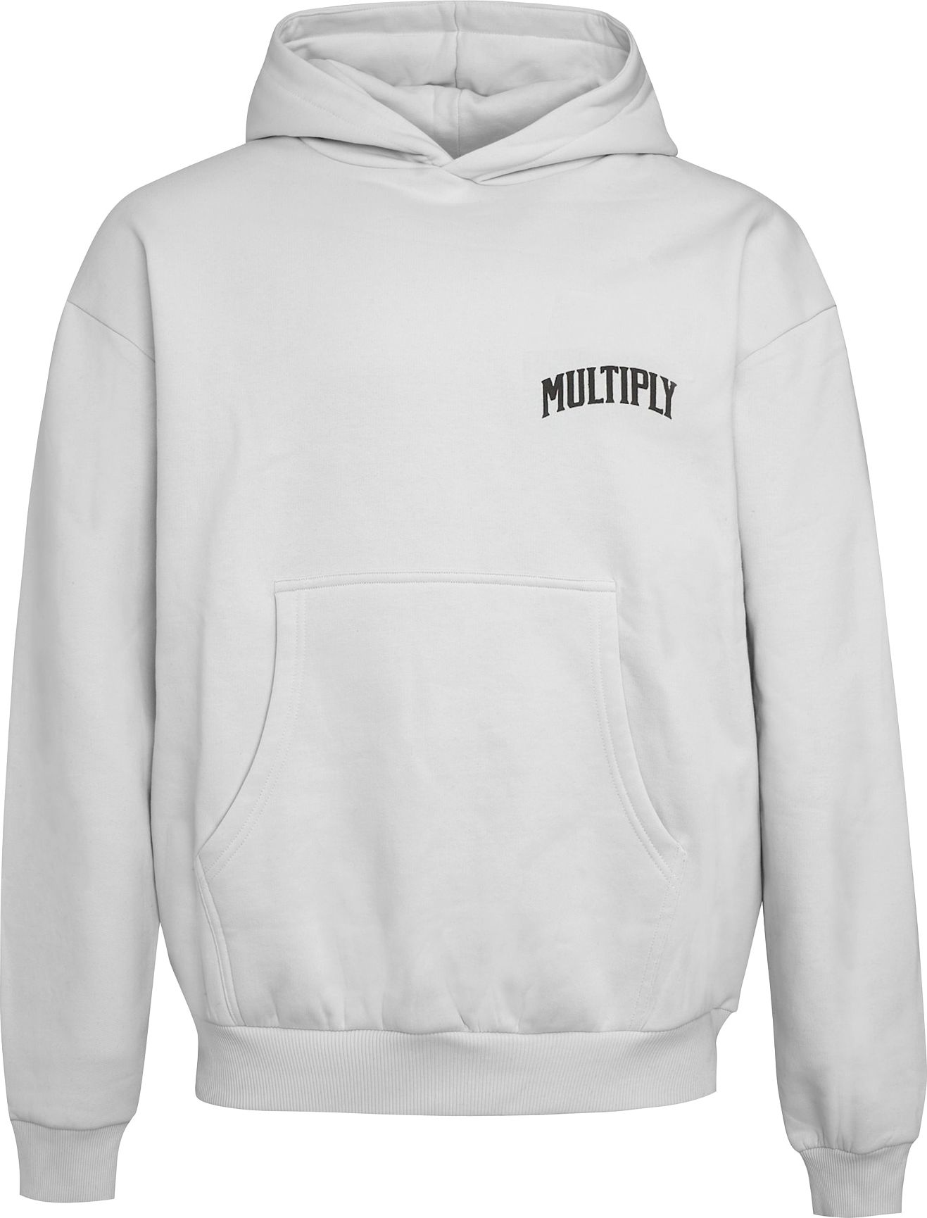 Multiply Apparel Mikina šedá / černá