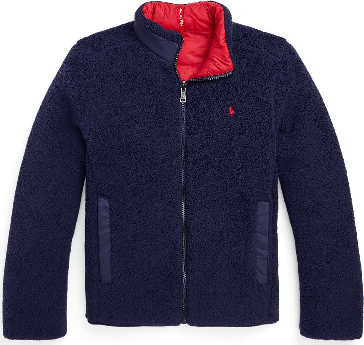 Polo Ralph Lauren Přechodná bunda námořnická modř / červená