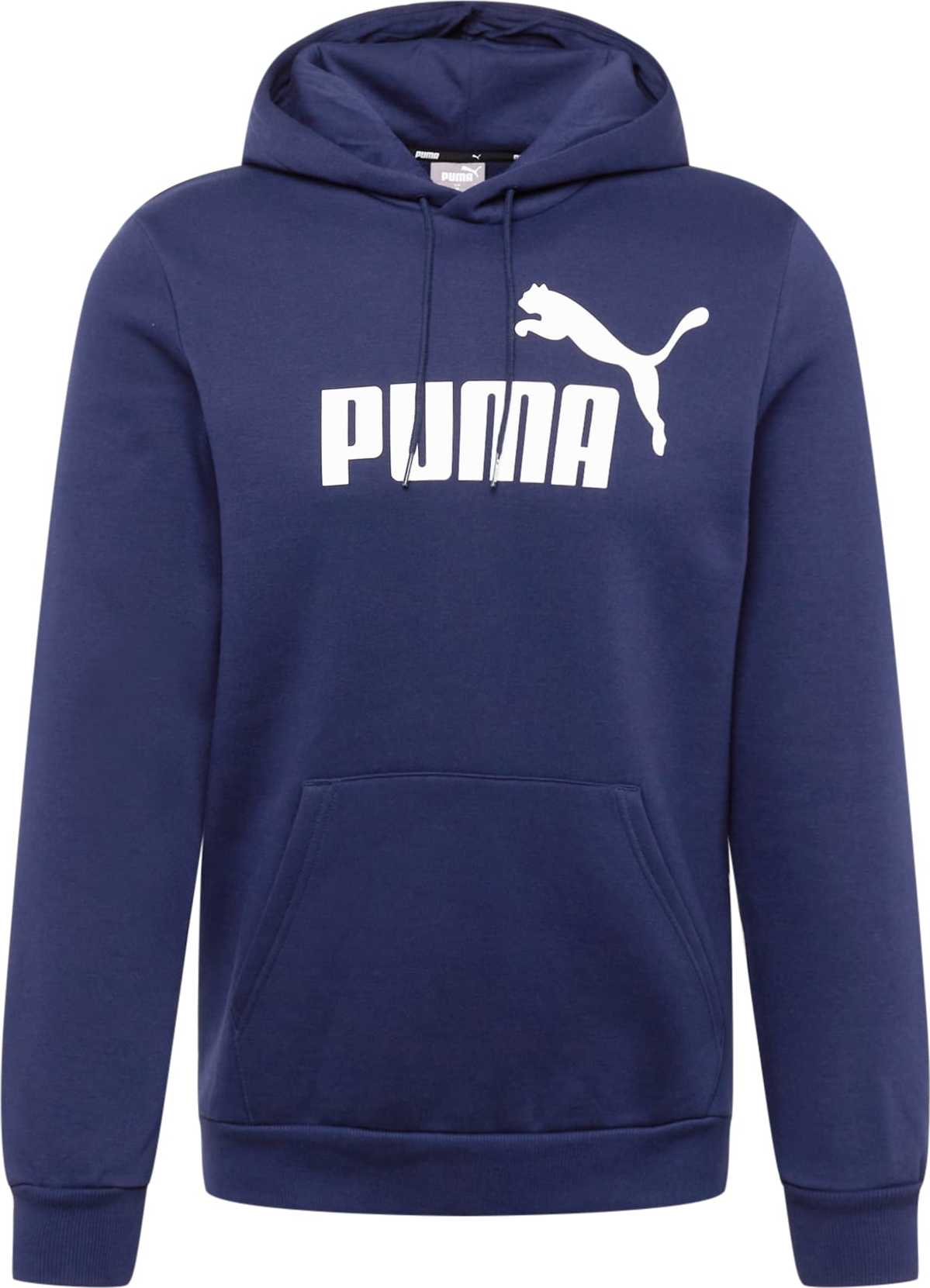 PUMA Mikina námořnická modř / bílá