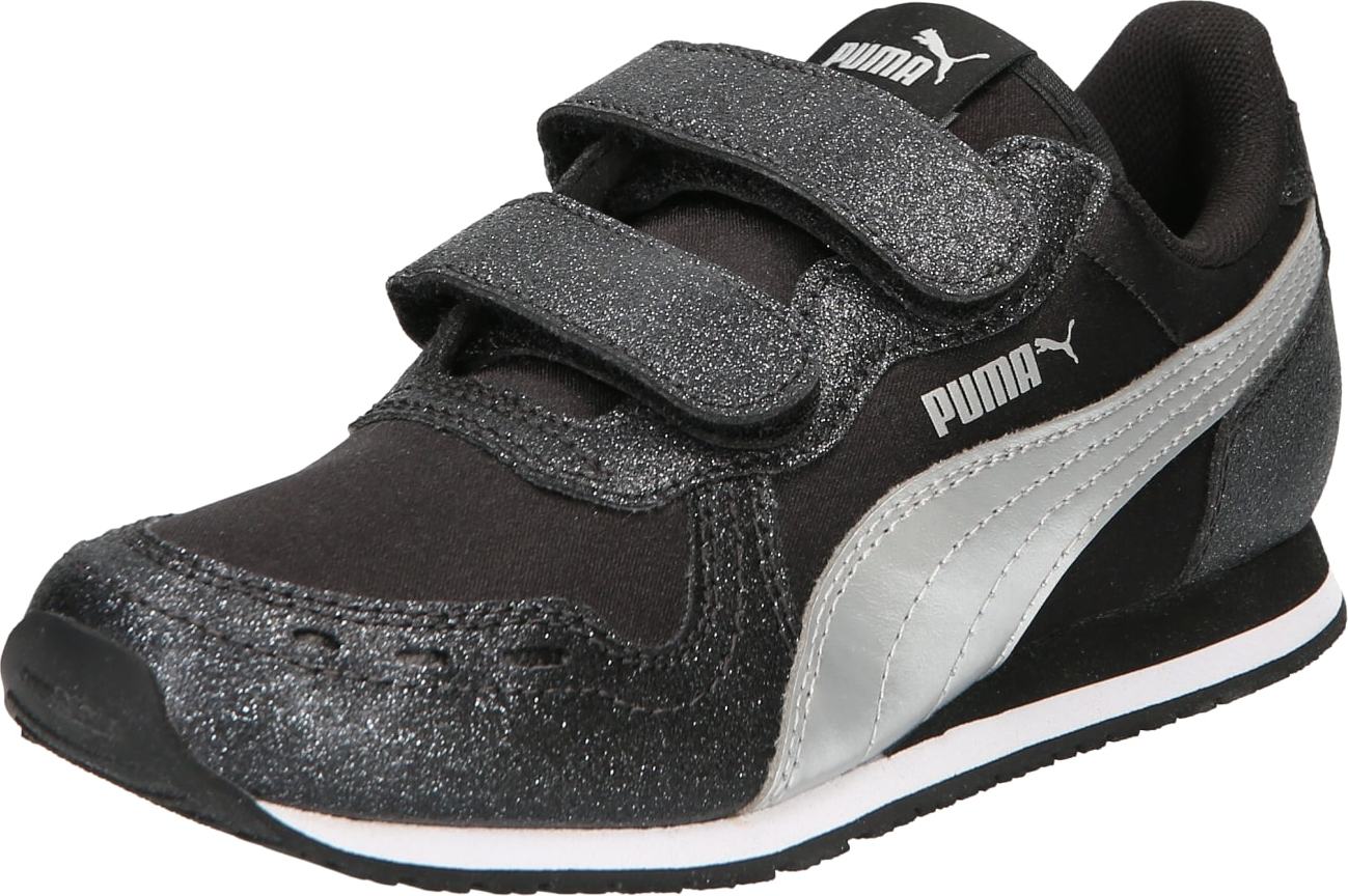 PUMA Tenisky 'Cabana' černá / stříbrná