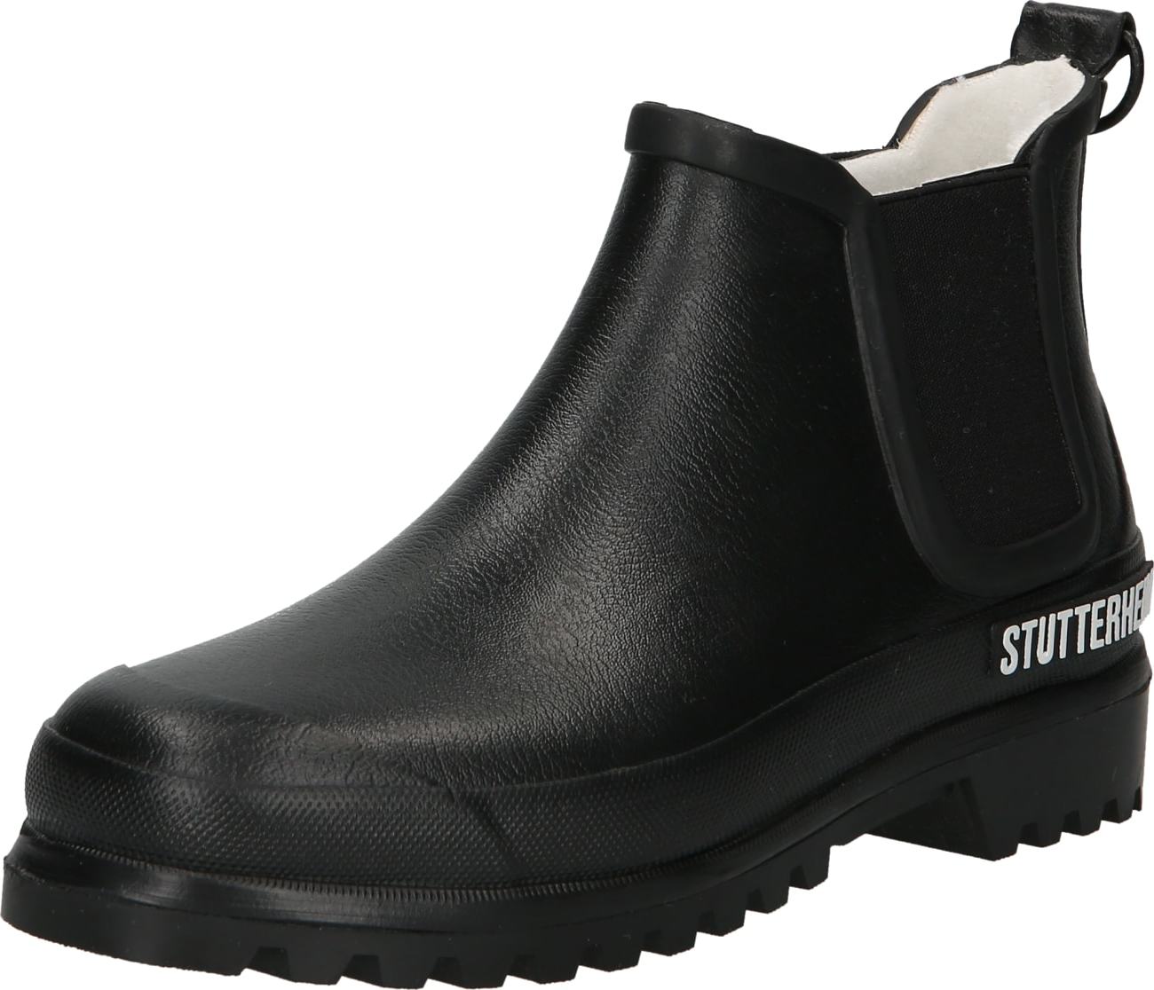 Stutterheim Chelsea boty černá / bílá