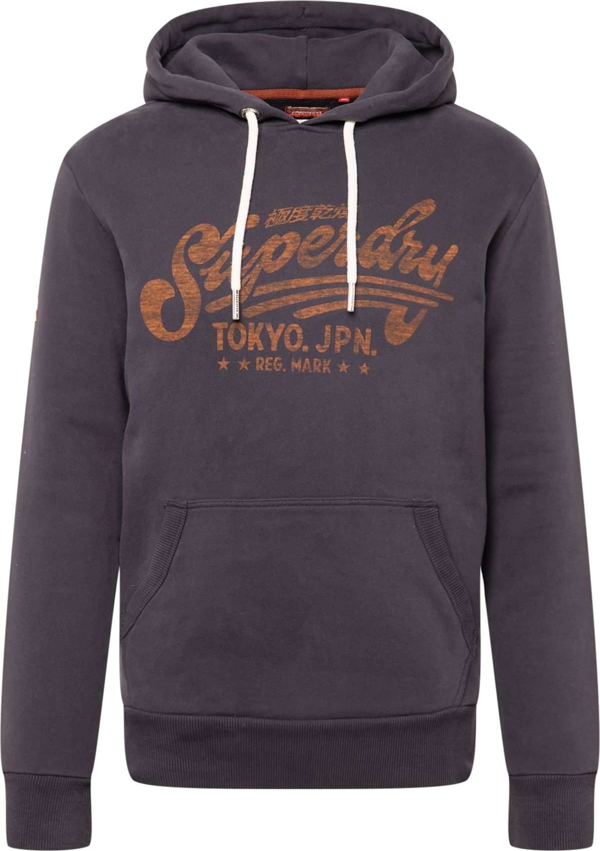 Superdry Mikina 'NOSTALGIA' oranžová / černá