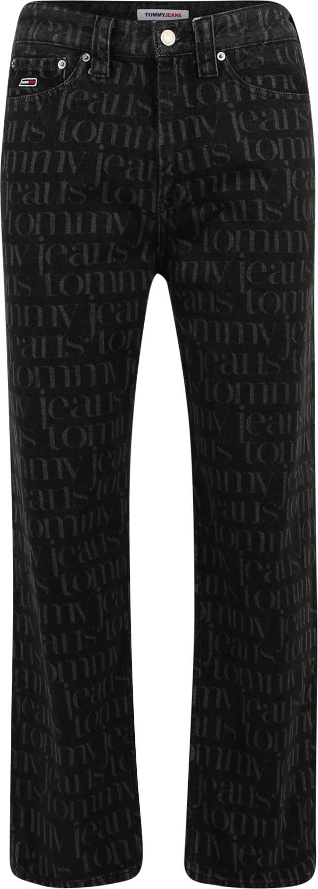 Tommy Jeans Džíny šedá / černá džínovina