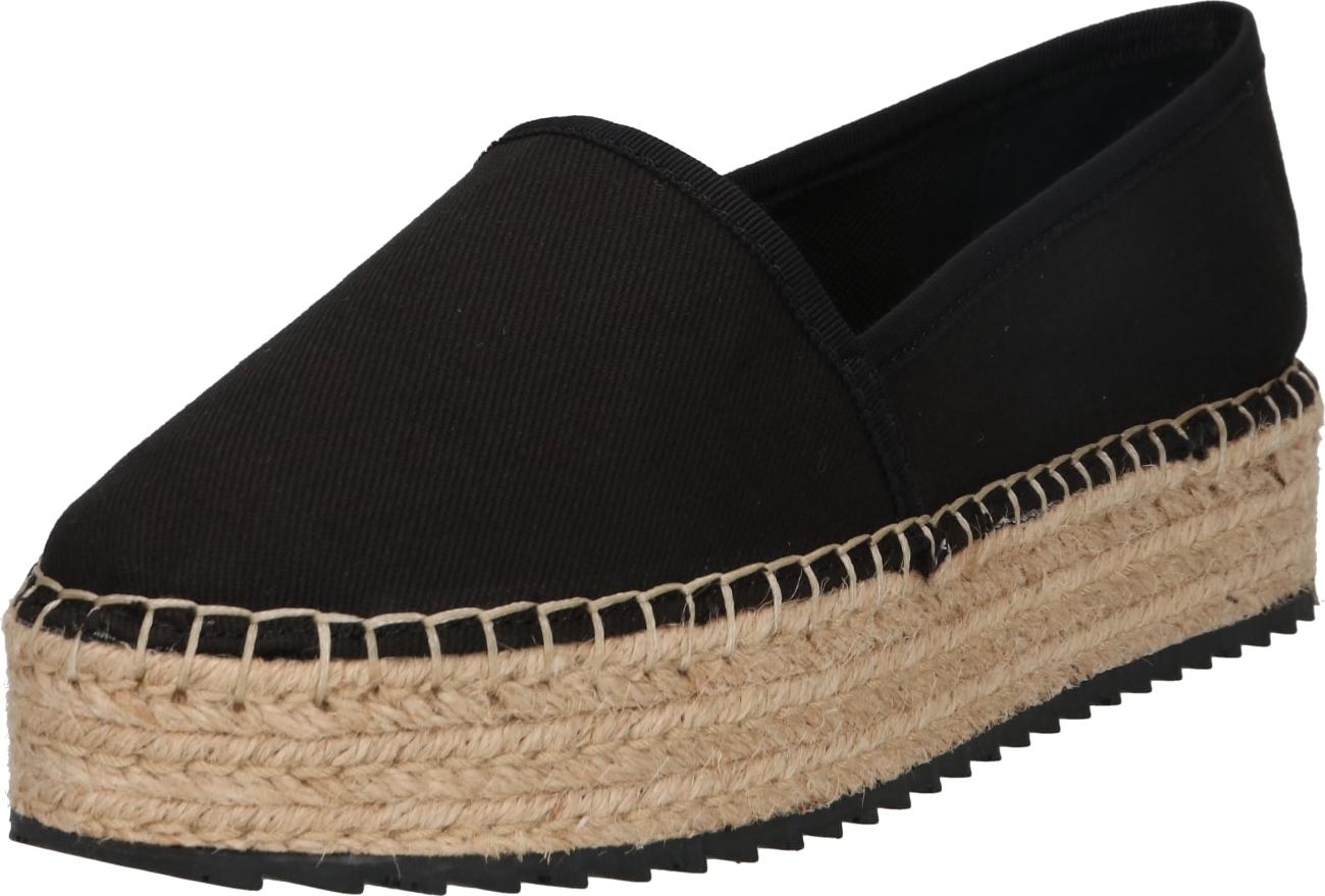 Tommy Jeans Espadrilky černá