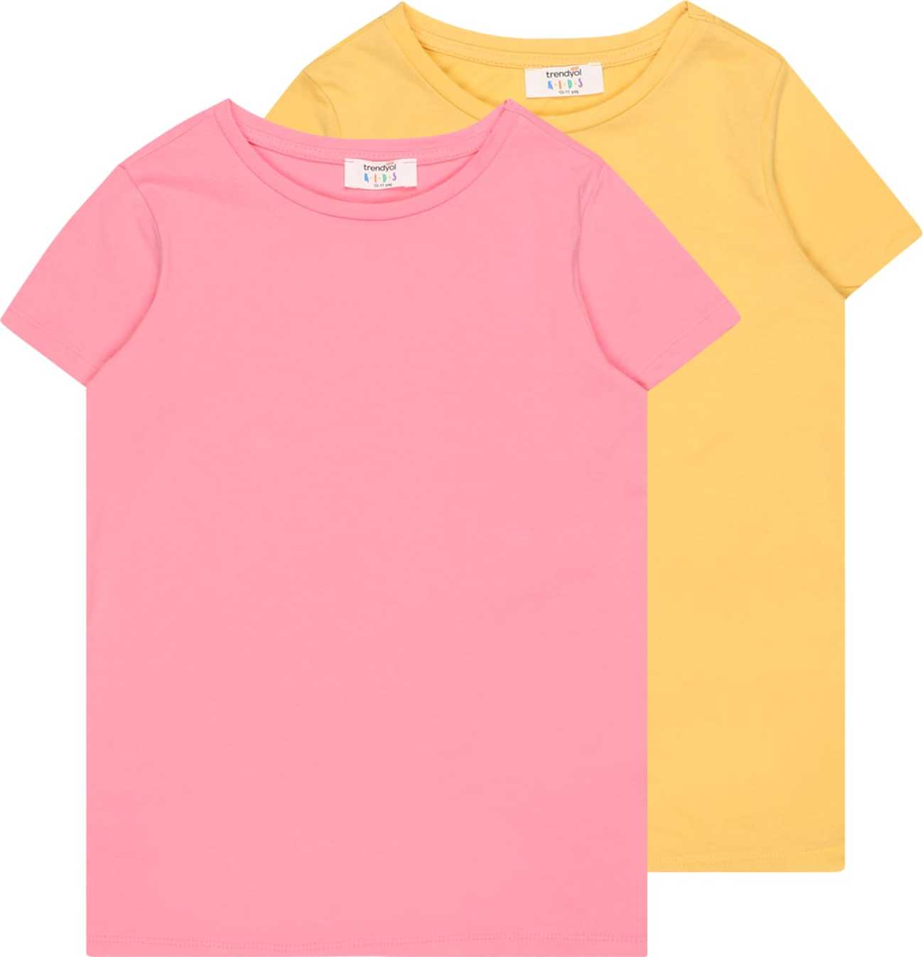 Trendyol Tričko žlutá / pink